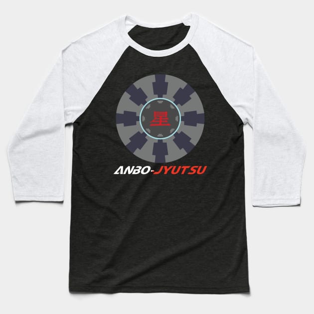 Anbo-jyutsu Baseball T-Shirt by FlyNebula